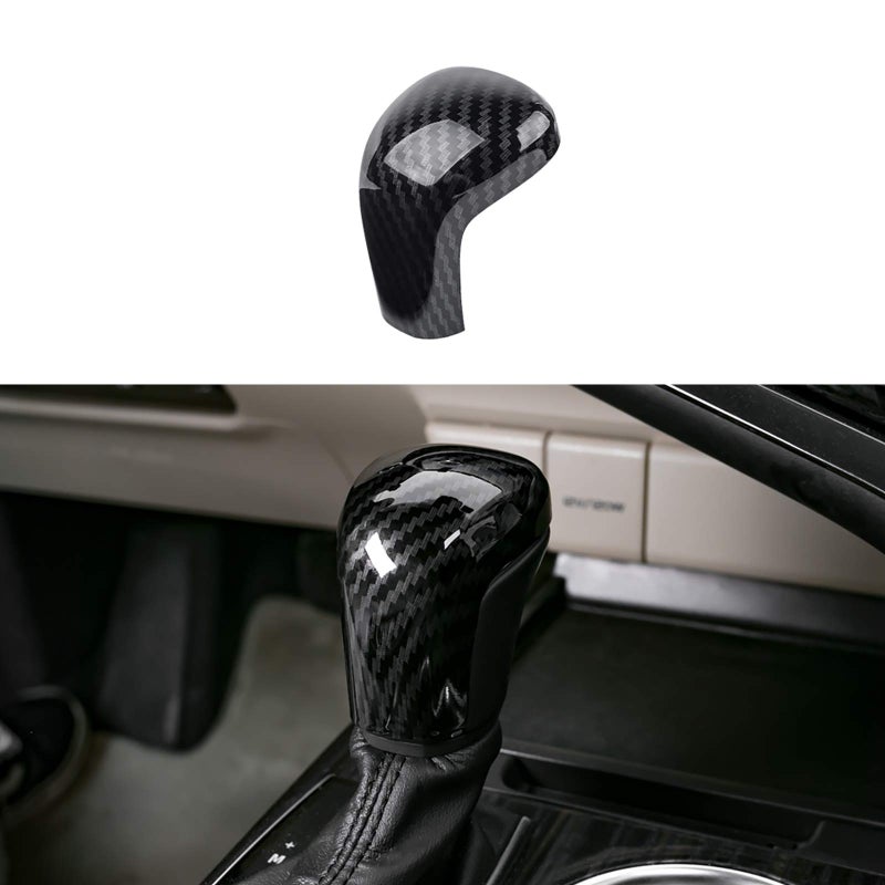 CKE Compatible with Toyota Camry 2026 2025 2024 2023 2022 2021 2020 2019 2018 for Corolla Cross Avalon Accessories Car Gear Shift Knob Cover Trim Protector Cap -Carbon Fiber Style - Image 1